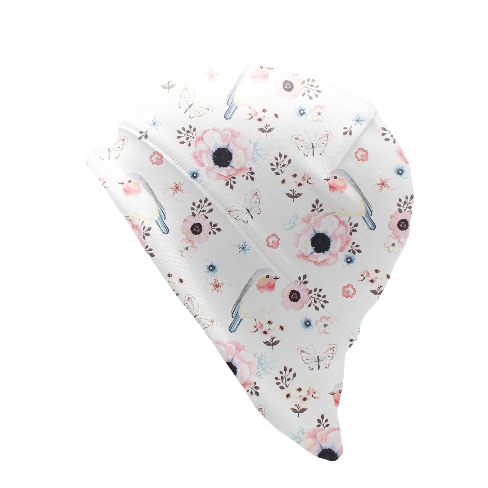 Sonnenhut für Babys und Kinder „little birds, weiß“