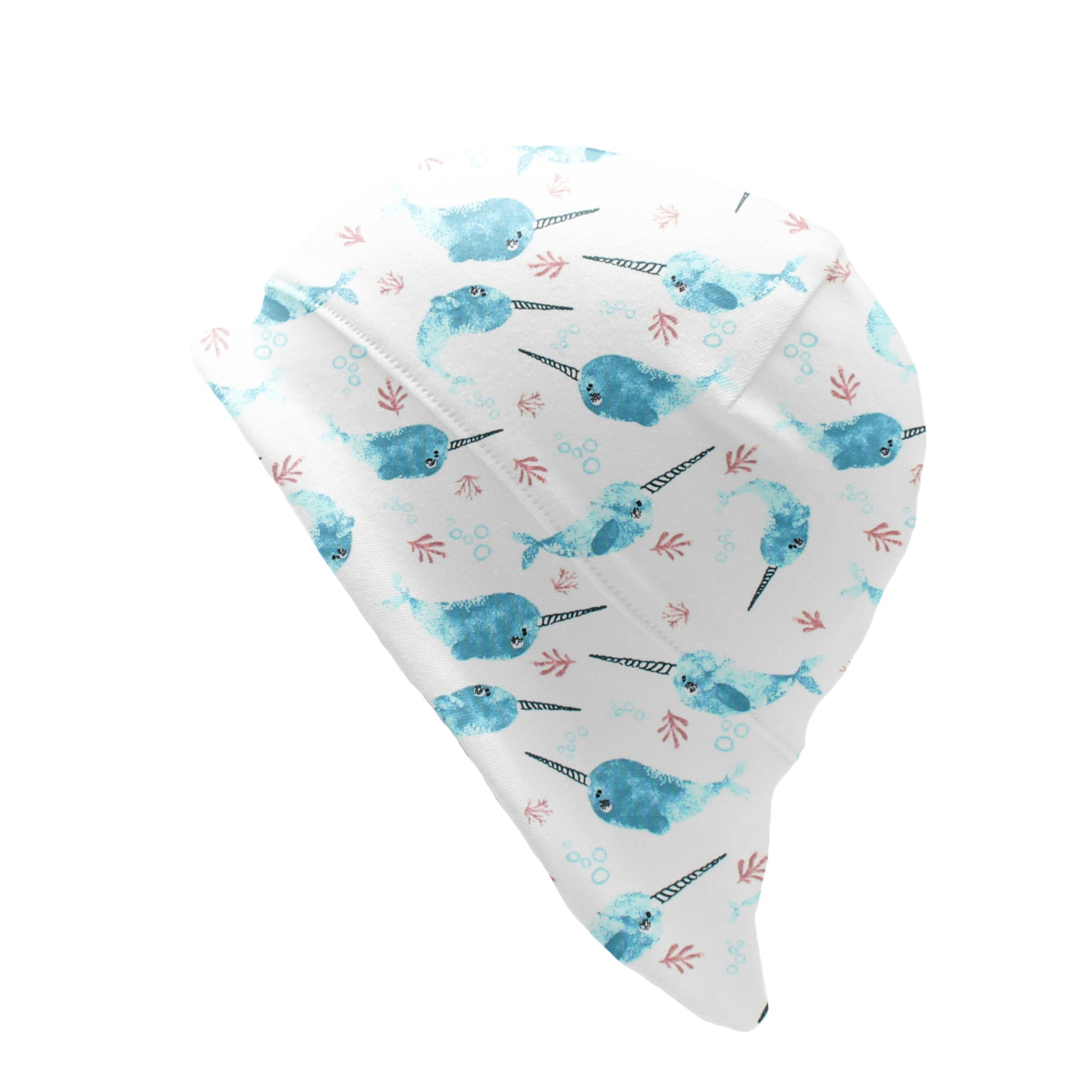 Sonnenhut für Babys und Kinder „Narwale“