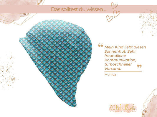 Sonnenhut für Babys und Kinder „Pfauenauge“ Bewertung