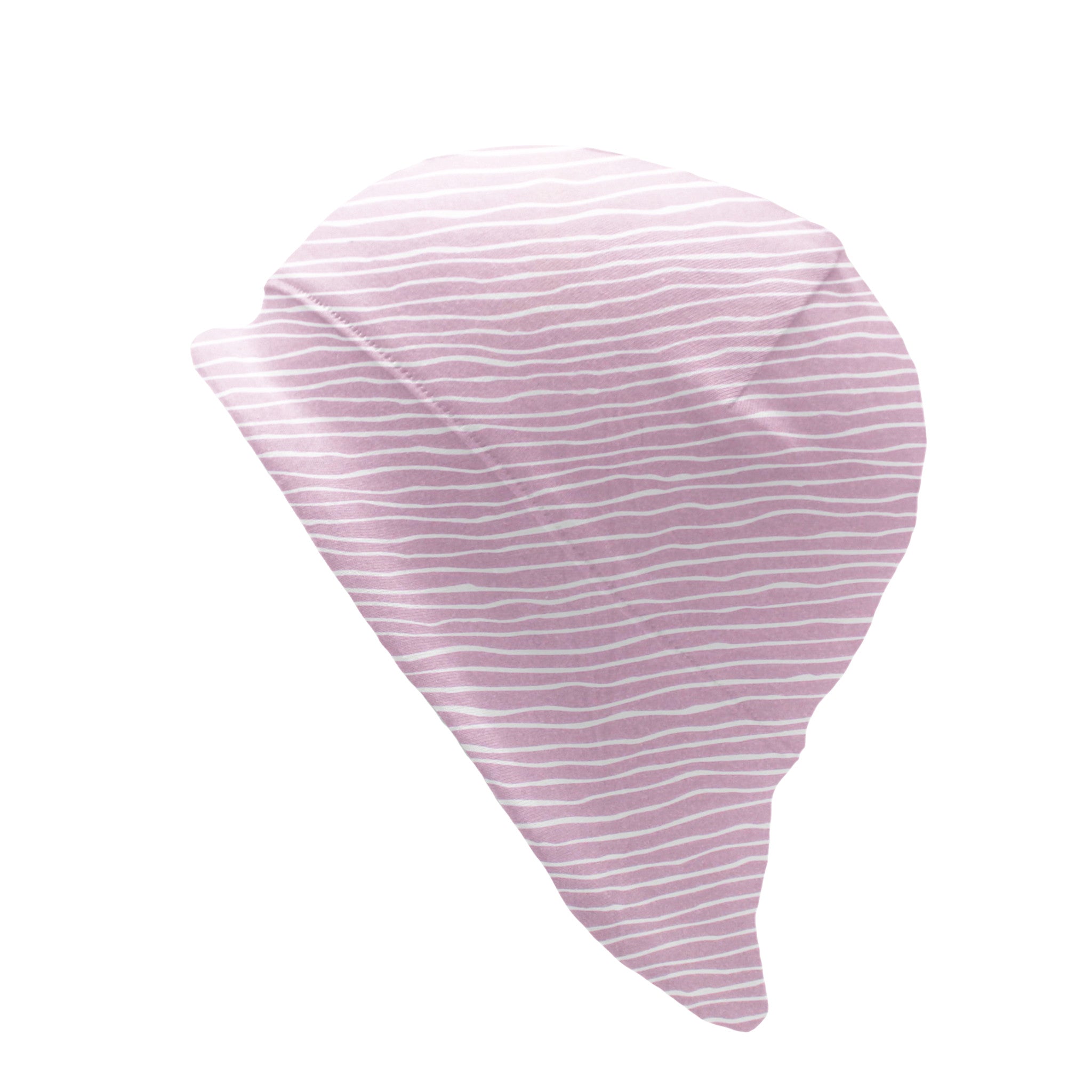 Sonnenhut für Babys und Kinder „Wellen, rosa“