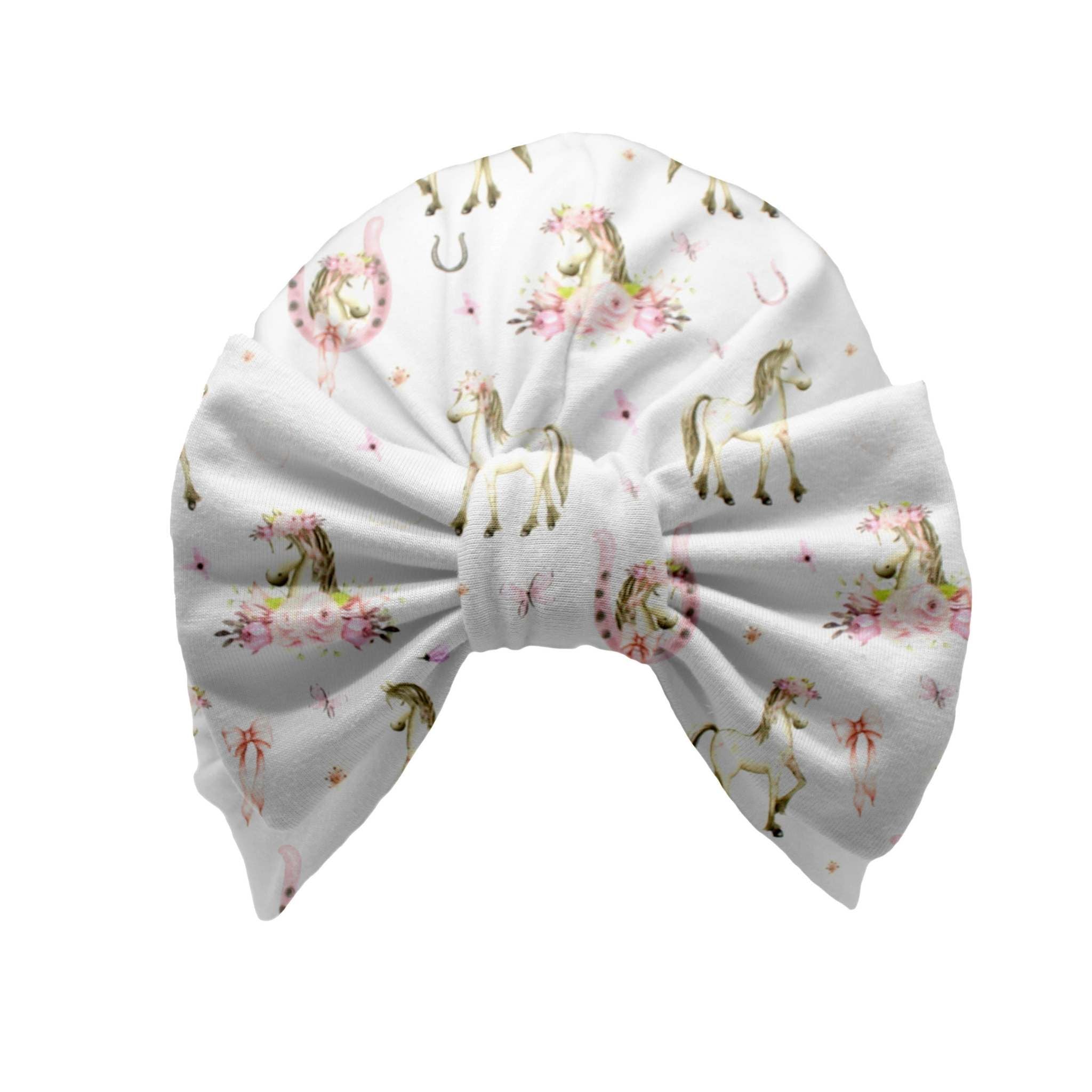 Turbanmütze „Boho Pferde“