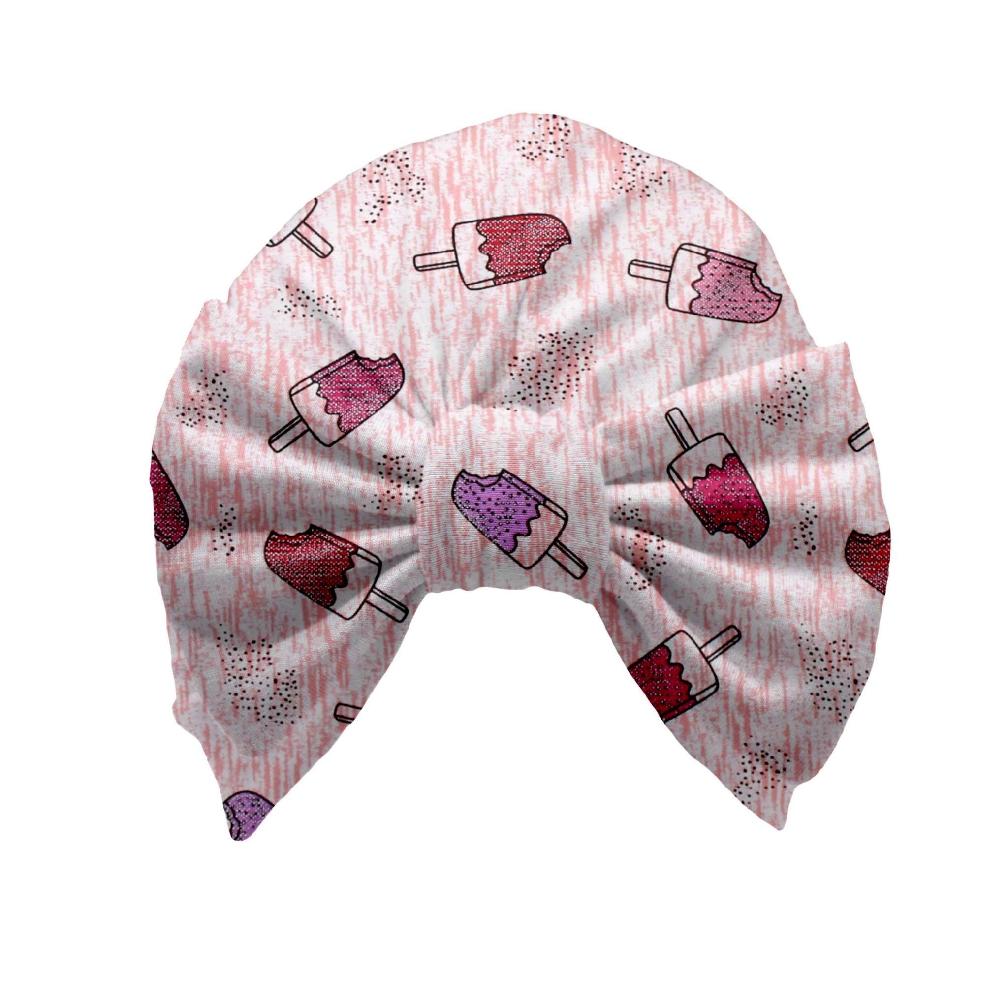 Turbanmütze „Eis am Stiel glitzer“