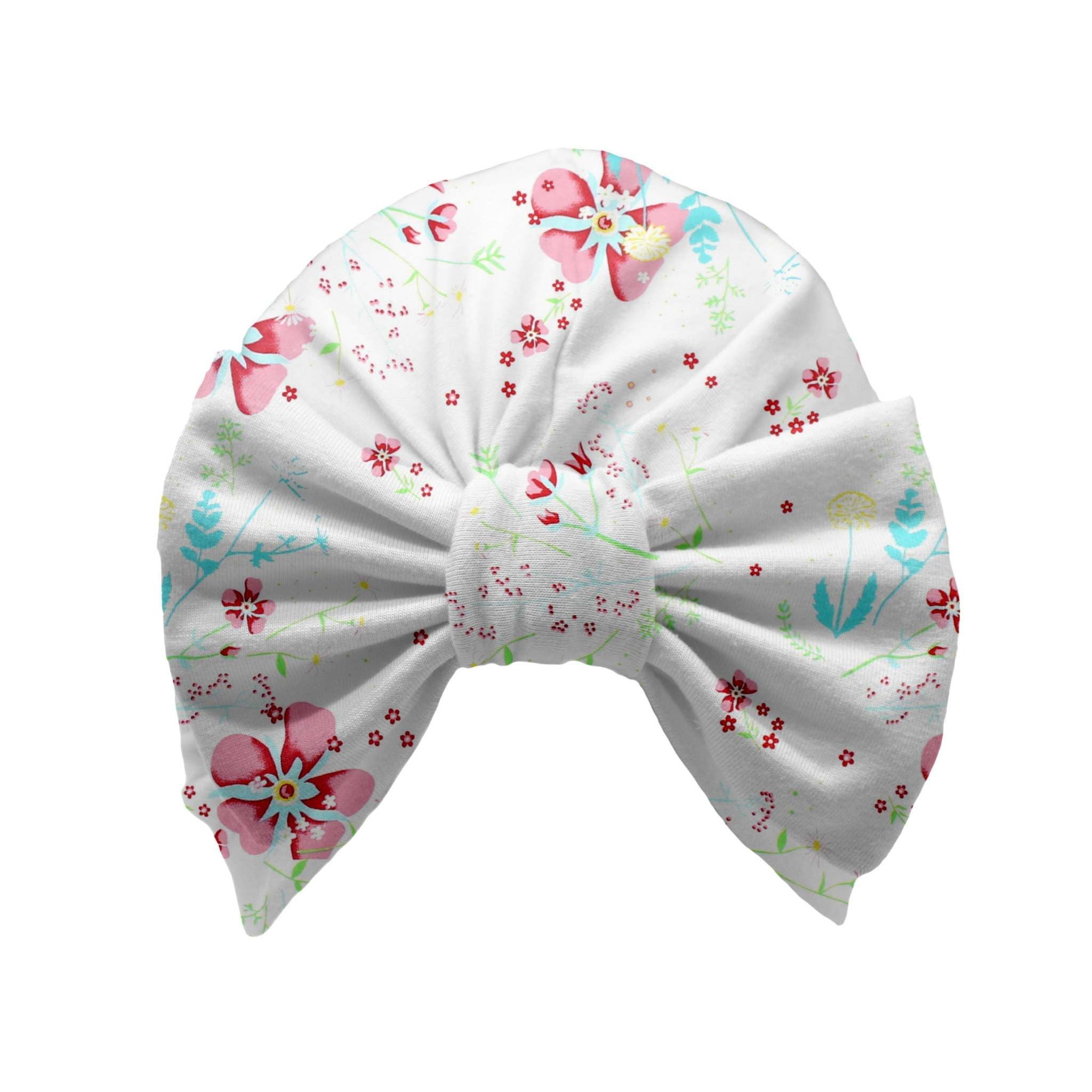 Turbanmütze „lovely flowers“