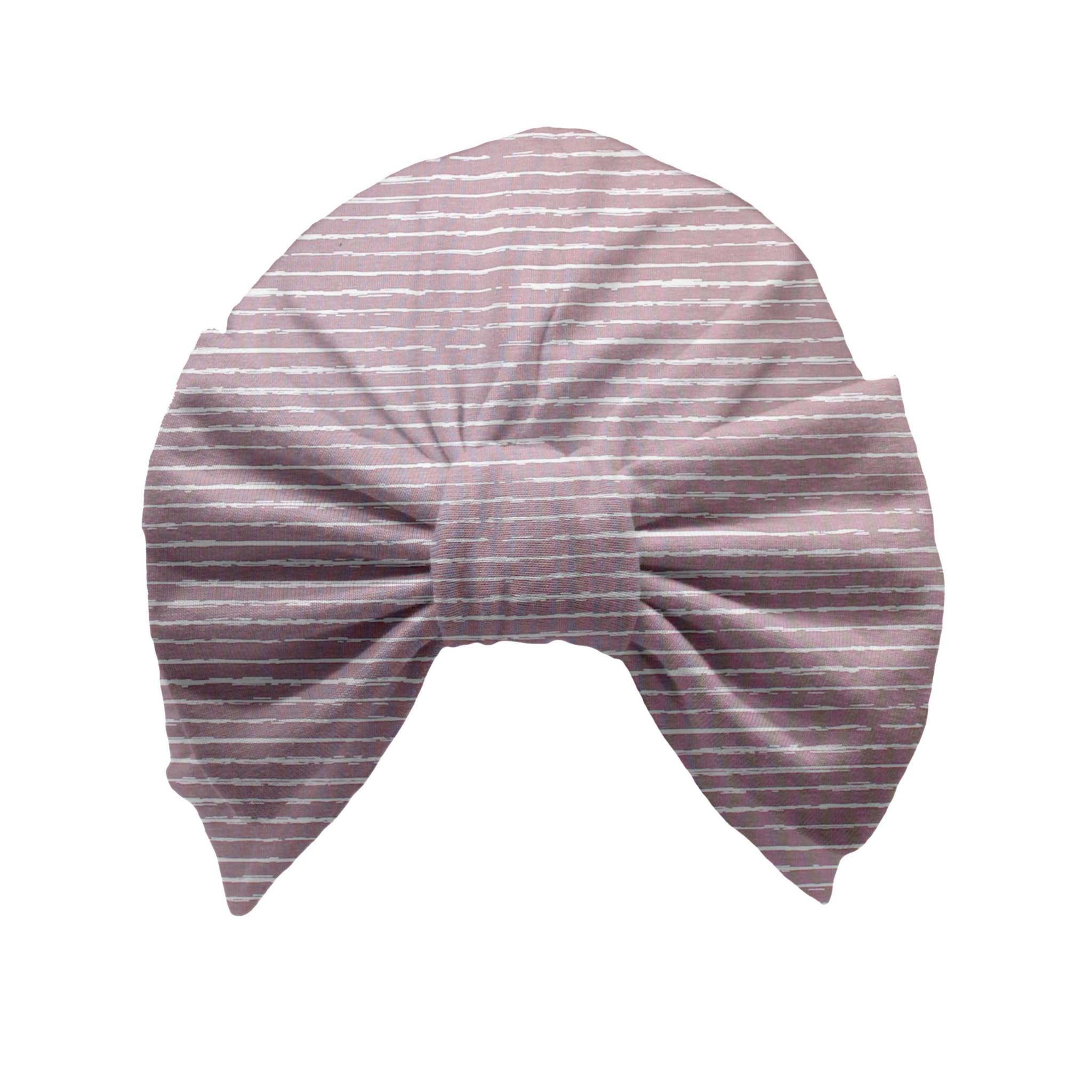 Turbanmütze „painted lines, rosa“