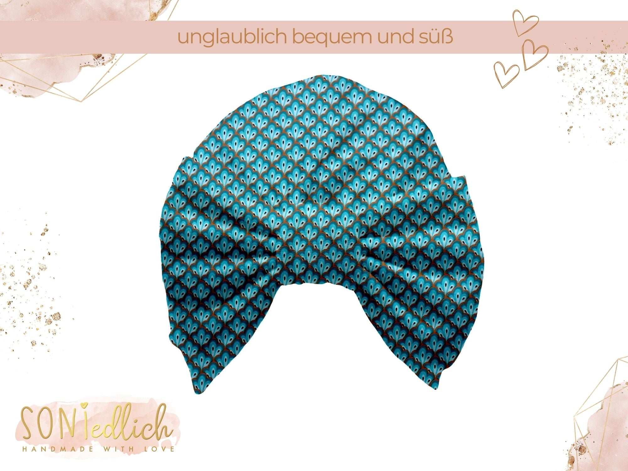 Turbanmütze „Pfauenauge“ Ansicht