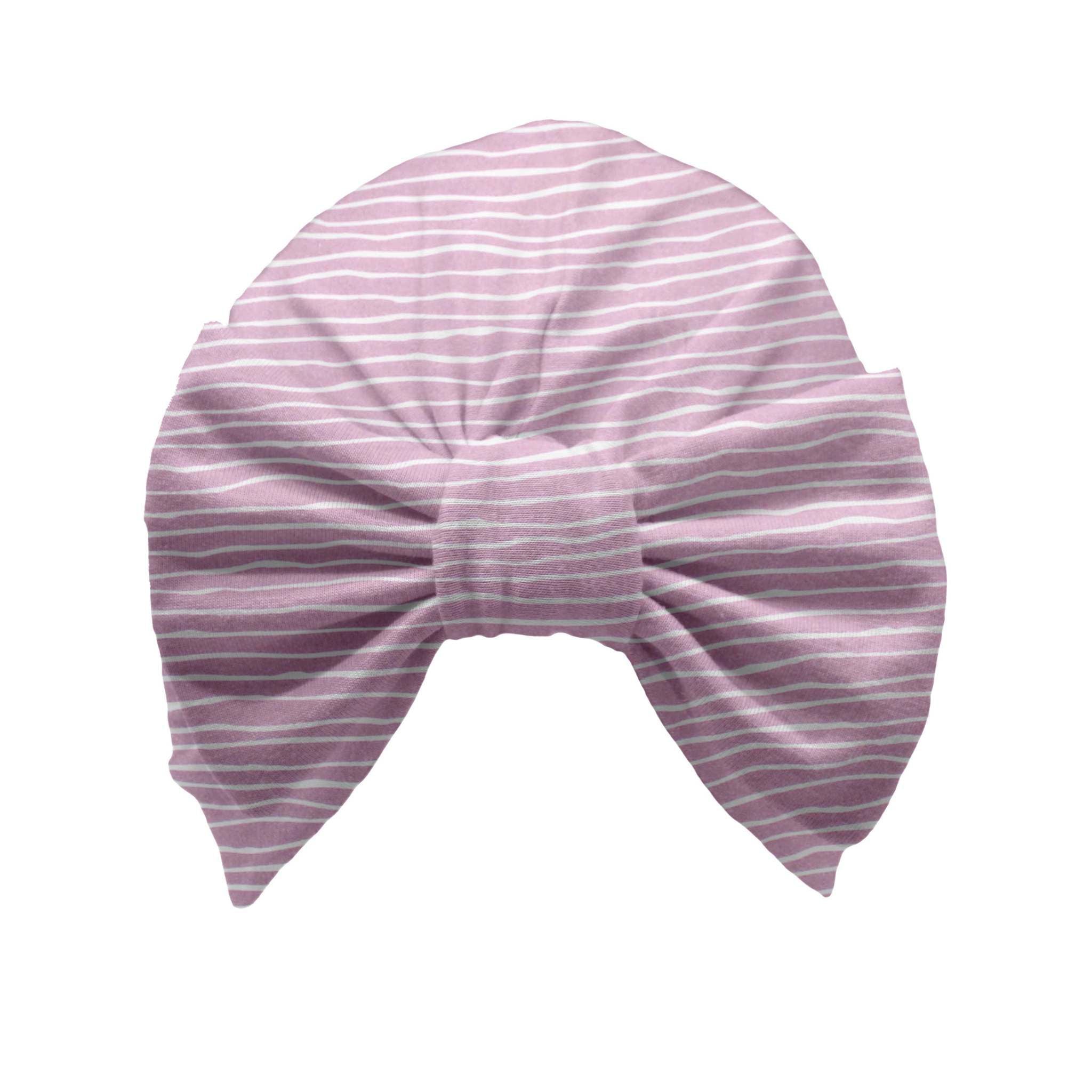Turbanmütze „Wellen, rosa“