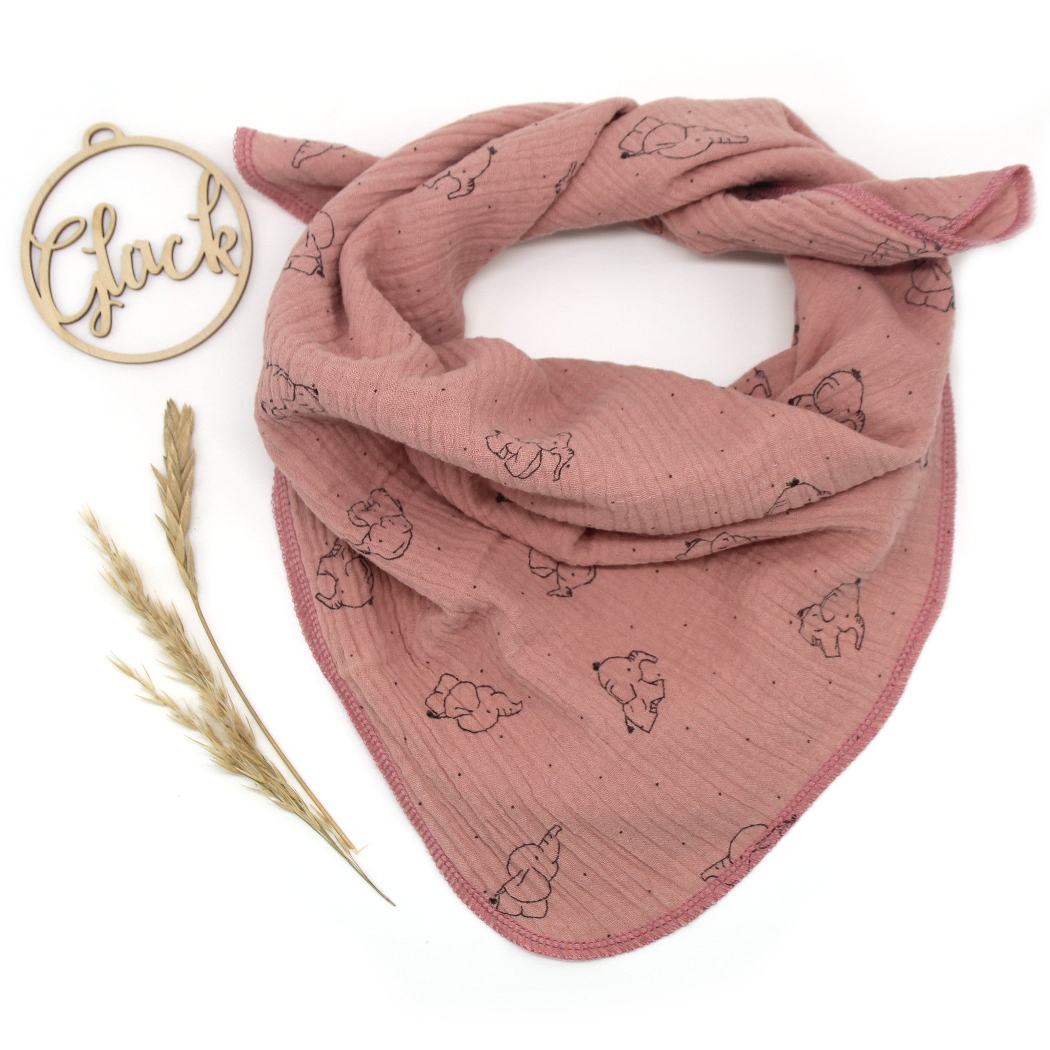 Musselintuch für Kinder „Elefanten“